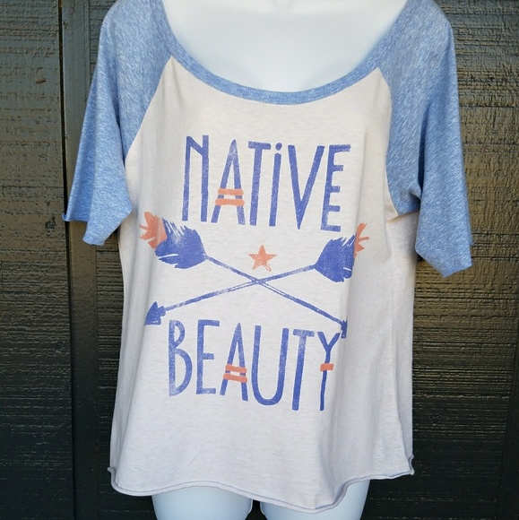 Junk Food Clothing Tops - Junk Food Native Beauty T shirt